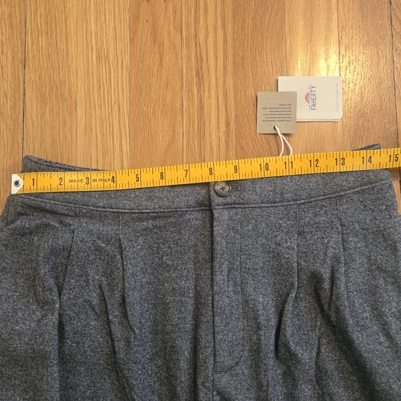 Faherty Dream Flannel Trouser Sz 8 - Picture 5 of 5